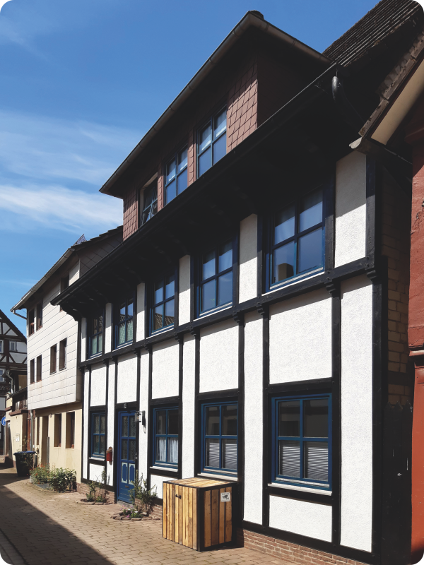 Ferienhaus Weserliebe Strassenansicht