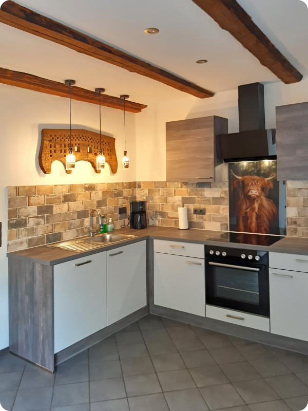 Ferienhaus Weserliebe Kueche