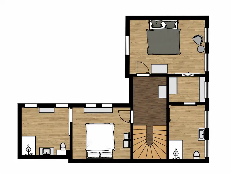 Ferienhaus Weserliebe 1. Etage
