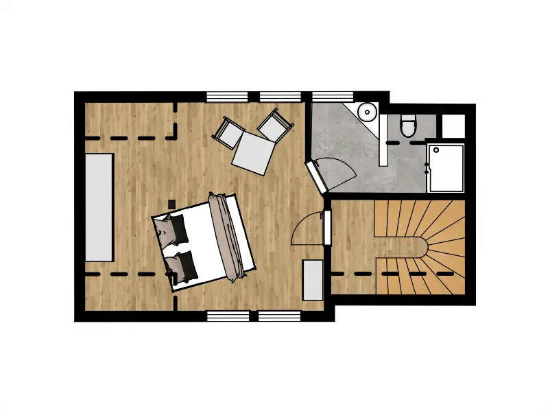 Ferienhaus Weserliebe 2. Etage
